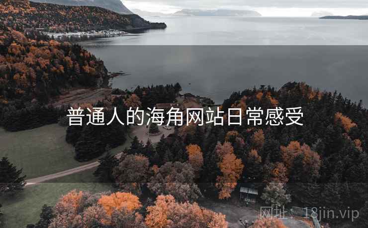 普通人的海角网站日常感受
